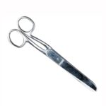 Tesoura P/Cortar Crinas Curva Inox