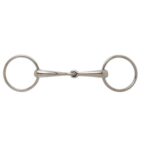 Bridão Argolas Embocadura Partida Maciça 15mm - Sefton