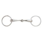 Bridão Argolas Embocadura Partida Maciça 21mm - Sefton
