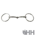 Bridão Argolas Embocadura Mate Partida Curva 14mm - Sefton