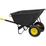 Carro de mão para estrume de 2 rodas de 300Lts