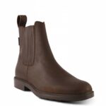 Botins em couro com elástico lateral (Avventura)