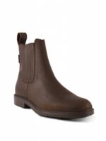 Botins em couro com elástico lateral (Avventura)