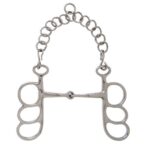 Freio de Atrelagem Barcelona 3 Argolas Embocadura Partida
