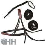 Arreio de Atrelagem Simples Nylon/PVC Preto C/Debrum - Image 5