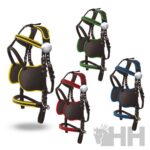 Cabeçada de Atrelagem Preta C/Debrum Hanover