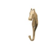 Cabide Cabeça de Cavalo Pequena Dourado - Image 2