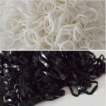 Saco Elásticos de Silicone P/Entrançar Crinas
