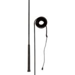 Chicote Picadeiro Nylon Preto - 180cm