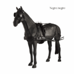 Arreio de Atrelagem Simples Nylon/PVC Preto C/Debrum