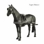 Arreio de Atrelagem Simples Nylon/PVC Preto C/Debrum - Image 4