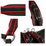 Arreio de Atrelagem Simples Nylon/PVC Preto C/Debrum - Image 9