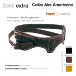 Coleira Ar Americana em Couro